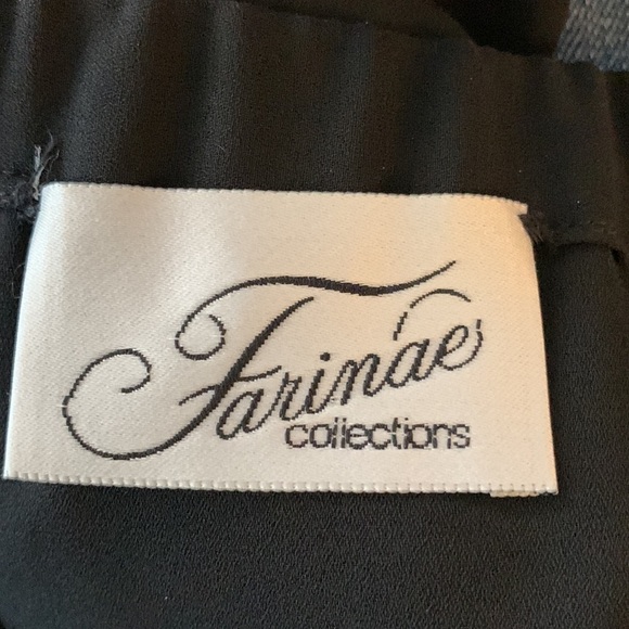 Farinae Collections Lined Wide leg dress pants Size 12 very good conditions - Picture 6 of 8